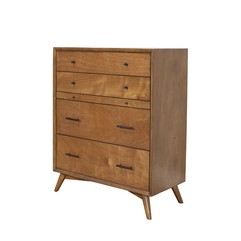 Home Square 3 Piece Set with Chest Full Size Panel Bed and 2-Drawer Nightstand