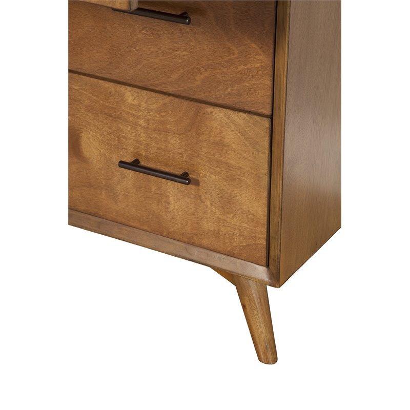 Home Square 4 Piece Set with Chest Full Size Panel Bed and 2-Drawer Nightstand