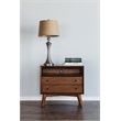 Home Square 3 Piece Set with TV Console Modern Full Size Panel Bed & Nightstand