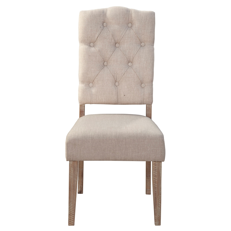 Home Square 4 Piece Furniture Set with Dining Table Parson Chairs and Bench