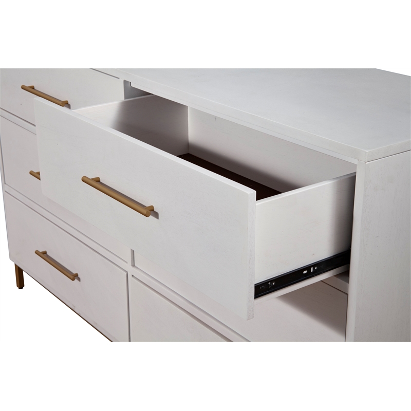Home Square 4 Piece Set with Nightstand Dresser & Standard King Panel Bed