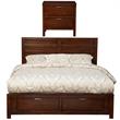 Home Square 3 Piece Furniture Set with Nightstand and Full Size Storage Bed
