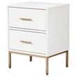 Home Square 4 Piece Set with Nightstand Chest & Full Size Wood Panel Bed