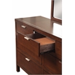 Home Square 4 Piece Set with Nightstand Full Size Storage Bed & Dresser