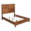 Home Square 4 Piece Set with Nightstand Dresser Multifunction Chest & Queen Bed