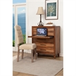 Home Square 4 Piece Set with Nightstand Dresser Multifunction Chest & Queen Bed