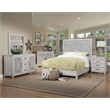 Home Square 2 Piece Set with 3-Drawer Nightstand in Weathered Light Gray