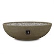 Home Square 2-Piece Set with Oval Propane Fire Bowl & Round Propane Tank Cover