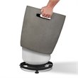 Home Square 2-Piece Set with Oval Propane Fire Bowl & Round Propane Tank Cover