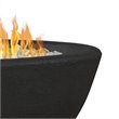 Home Square 2-Piece Set with Oval Propane Fire Bowl and Tank Cover in Shale