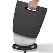 Home Square 2-Piece Set with Propane Fire Pit Bowl and Tank Cover in Shale