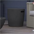 Home Square 2-Piece Set with Propane Fire Pit Bowl and Tank Cover in Shale