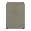 Home Square 2-Piece Set with Square Fire Table and Tank Cover in Mist Gray