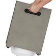 Home Square 2-Piece Set with Square Fire Table and Tank Cover in Mist Gray