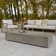 Home Square 2-Piece Set with LP Fire Table with Gas Conversion Kit & Tank Cover