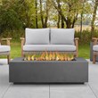 Home Square 2-Piece Set with Fire Table with Conversion Kit & Tank Cover