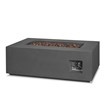 Home Square 2-Piece Set with Small Propane Fire Table & Tank Cover in Slate