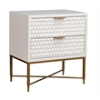 Home Square 4 Piece Set with 2 Nightstands California King Panel Bed & Chest