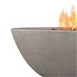 Home Square 2-Piece Set with Propane Fire Bowl and Fire Glass