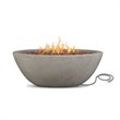 Home Square 2-Piece Set with Propane Fire Bowl and Fire Glass