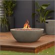 Home Square 2-Piece Set with Propane Fire Bowl and Fire Glass