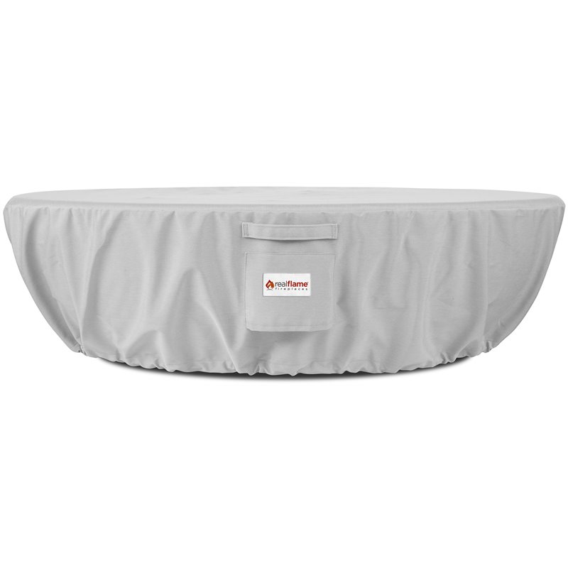 Home Square 2-Piece Set with Oval Protective Fire Bowl Cover & Hose Cover