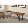 Home Square 5 Piece Set with Dining Table Side Chairs Server and Bench