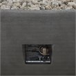 Home Square 2-Piece Set with Large Oval LP Metal Fire Bowl & Fire Glass