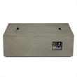 Home Square 2-Piece Set with Small Propane Fire Table Fire Glass