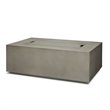 Home Square 2-Piece Set with Small Propane Fire Table Fire Glass