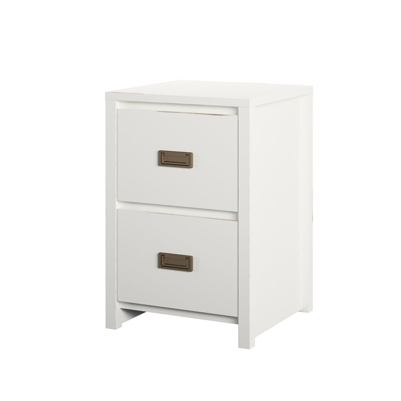 Home Square 2-Piece Furniture Set with Nightstand and 3-Drawer Kids Dresser