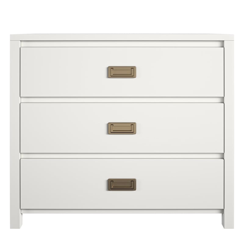 Home Square 2-Piece Furniture Set with Nightstand and 3-Drawer Kids Dresser