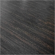 Sinuata 5-Piece Black Wood Dining Table and 4 Tufted Side Chair Set