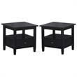 Home Square 2-Piece Wood 20