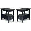Home Square 2-Piece Wood 14