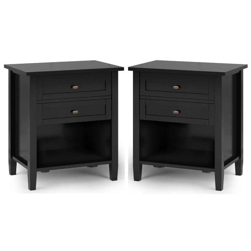 Home Square 2-Piece Wood 24
