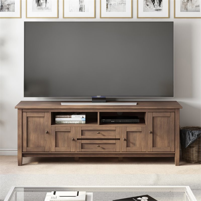 Home Square 2-Piece Set with Wood 72