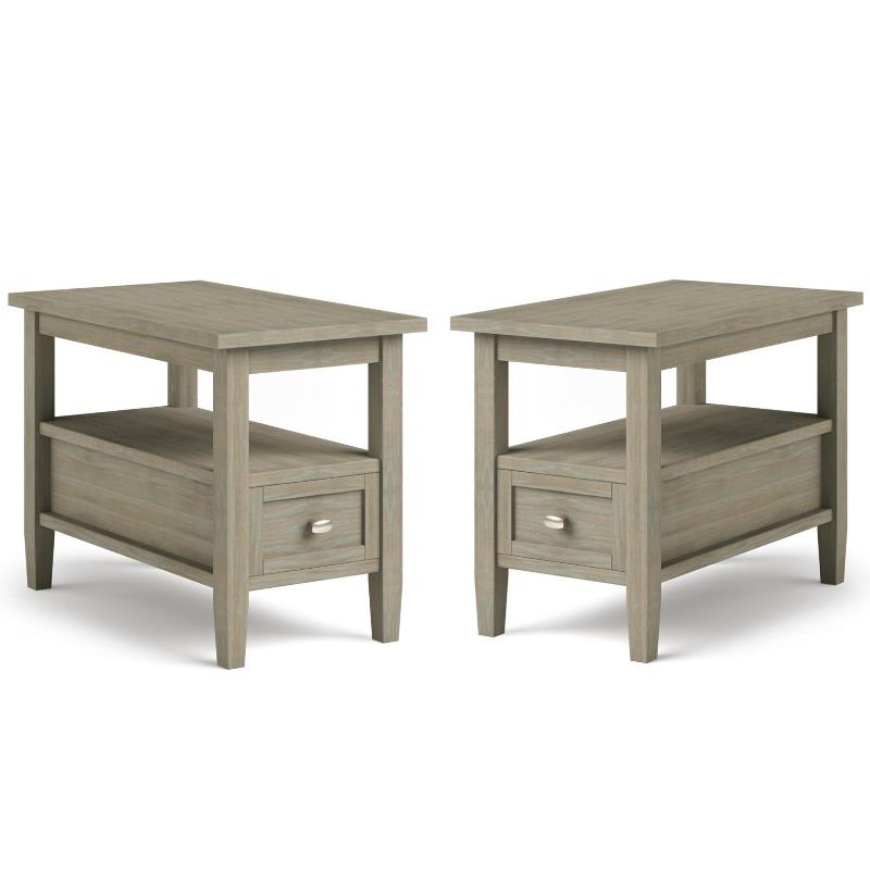Home Square 2-Piece Wood 14