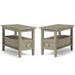Home Square 2-Piece Wood 14