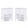 Home Square 2-Piece Wood 24