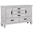 Home Square 4-Piece Set with Queen Storage Bed Nightstand Dresser & Mirror