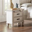 Home Square 4-Piece Set with Queen Storage Bed Nightstand Dresser & Mirror