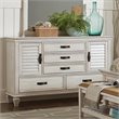 Home Square 4-Piece Set with Queen Storage Bed Nightstand Dresser & Mirror