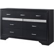 Home Square 4-Piece Set with Full Storage Bed Nightstand Dresser & Mirror