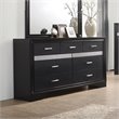 Home Square 4-Piece Set with Full Storage Bed Nightstand Dresser & Mirror