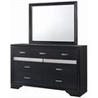Home Square 4-Piece Set with Full Storage Bed Nightstand Dresser & Mirror