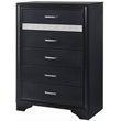 Home Square 5-Piece Set with Full Storage Bed Nightstand Dresser Mirror Chest