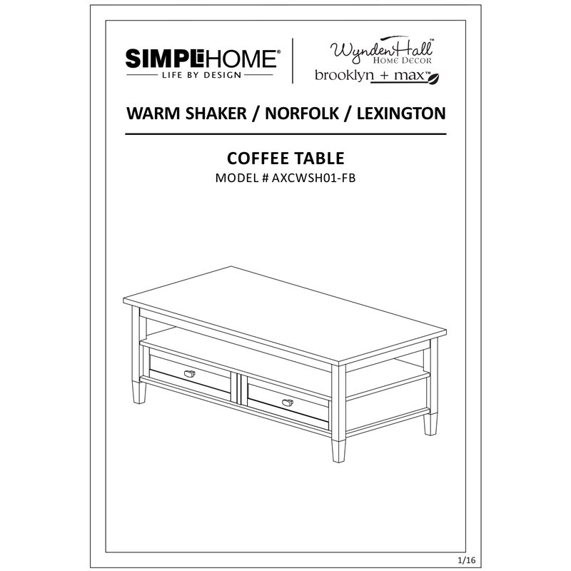 Home Square 3-Piece Set with Coffee Table 20