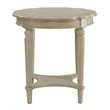 Home Square 2-Piece Furniture End Table Set in Antique White