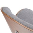 Home Square 2-Piece Adjustable Bar Stool Set in Gray and Brown